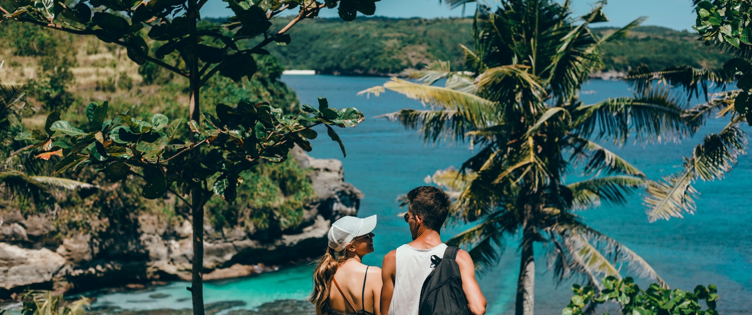 couple in the paradise